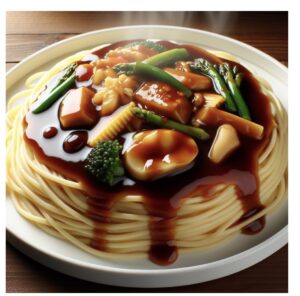 オープン行列・三山凌輝の『親父のあんかけパスタ』!プリン高い!B級グルメ?探訪